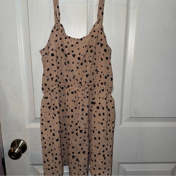 Polka Dot Cheetah Romper - Picture 5 of 5
